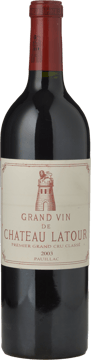 CHATEAU LATOUR 1er cru classe, Pauillac 2003 Bottle image number 0