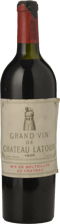 CHATEAU LATOUR 1er cru classe, Pauillac 1929 Bottle
