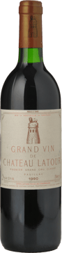 CHATEAU LATOUR 1er cru classe, Pauillac 1990 Bottle image number 0