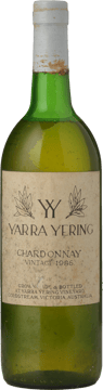 YARRA YERING Chardonnay, Yarra Valley 1986 Bottle image number 0