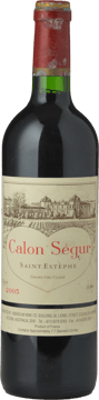 CHATEAU CALON-SEGUR 3me cru classe, St-Estephe 2005 Bottle image number 0