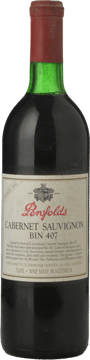 PENFOLDS Bin 407 Cabernet Sauvignon, South Australia 1990 Bottle image number 0
