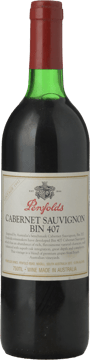 PENFOLDS Bin 407 Cabernet Sauvignon, South Australia 1997 Bottle image number 0