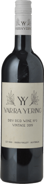 YARRA YERING Dry Red Wine No.3, Yarra Valley 2019 Bottle image number 0