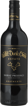 WILD DUCK CREEK ESTATE Pressings Shiraz, Heathcote 2019 Bottle image number 0