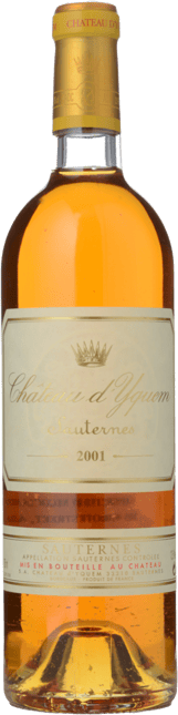 CHATEAU D'YQUEM 1er cru superieur, Sauternes 2001