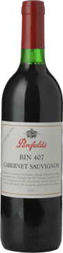 PENFOLDS Bin 407 Cabernet Sauvignon, South Australia 1998 Bottle image number 0