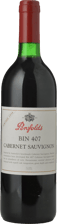 PENFOLDS Bin 407 Cabernet Sauvignon, South Australia 1998 Bottle