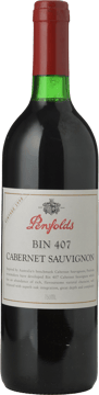 PENFOLDS Bin 407 Cabernet Sauvignon, South Australia 1998 Bottle image number 0