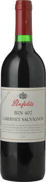 PENFOLDS Bin 407 Cabernet Sauvignon, South Australia 1998 Bottle image number 0