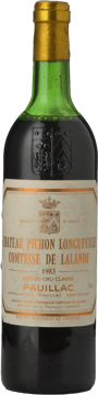 CHATEAU PICHON-LONGUEVILLE COMTESSE DE LALANDE 2me cru classe, Pauillac 1983 Bottle image number 0