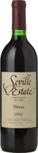 SEVILLE ESTATE Shiraz, Yarra Valley 1992 Bottle