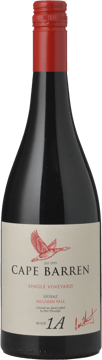 CAPE BARREN Block 1A Single Vineyard Shiraz, McLaren Vale 2021 Bottle image number 0