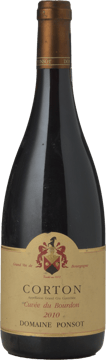 DOMAINE PONSOT Cuvee du Bourdon Grand Cru , Corton 2010 Bottle image number 0
