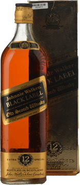 JOHNNIE WALKER Black Label 12 Year Old Extra Special 43% ABV Old Scotch Whisky, Scotland NV One Litre Bottle image number 0