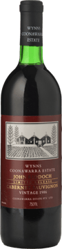 WYNNS COONAWARRA ESTATE John Riddoch Cabernet Sauvignon, Coonawarra 1986 Bottle image number 0