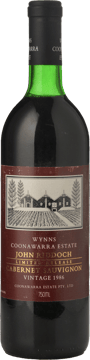 WYNNS COONAWARRA ESTATE John Riddoch Cabernet Sauvignon, Coonawarra 1986 Bottle image number 0