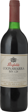 PENFOLDS Bin 128 Shiraz, Coonawarra 1996 Bottle image number 0