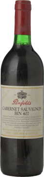 PENFOLDS Bin 407 Cabernet Sauvignon, South Australia 1996 Bottle image number 0