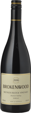 BROKENWOOD WINES Mistress Block Shiraz, Hunter Valley 2006 Bottle image number 0