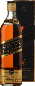 JOHNNIE WALKER Black Label 12 Year Old Extra Special 43% ABV Old Scotch Whisky, Scotland NV Bottle image number 0