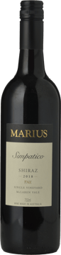 MARIUS WINES Simpatico Single Vineyard Shiraz, McLaren Vale 2018 Bottle image number 0