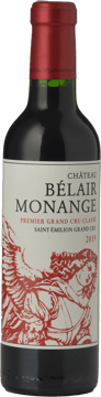 CHATEAU BELAIR-MONANGE 1er grand cru classe (B), St-Emilion 2019 Half Bottle image number 0