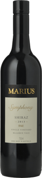 MARIUS WINES Symphony Single Vineyard Shiraz, McLaren Vale 2013 Bottle image number 0