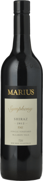 MARIUS WINES Symphony Single Vineyard Shiraz, McLaren Vale 2012 Bottle image number 0
