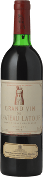 CHATEAU LATOUR 1er cru classe, Pauillac 1978 Bottle image number 0