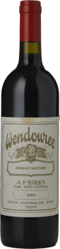 WENDOUREE Shiraz Mataro, Clare Valley 2004 Bottle image number 0