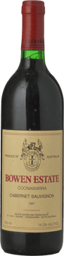 BOWEN ESTATE Cabernet Sauvignon, Coonawarra 1997 Bottle image number 0