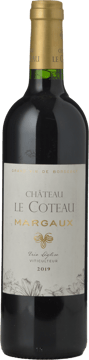 CHATEAU LE COTEAU,Margaux 2019 Bottle image number 0