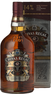 CHIVAS REGAL 12 Year Old 40% ABV Blended Scotch Whisky, Scotland NV 1135mL Bottle image number 0