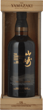 SUNTORY Yamazaki 18 Year Old Limited Edition 43% ABV Single Malt Whisky, Japan NV 700ml image number 0