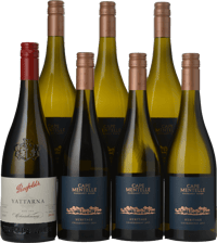 LANGTONS CAPE MENTELLE Heritage Chardonnay with a bottle of PENFOLDS Bin 144 Yattarna Chardonnay, 7 Pack MV Case