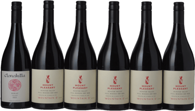 LANGTONS MOUNT PLEASANT Mountain D Full Bodied Dry Red, Hunter Valley with a Bonus Bottle of CLONAKILLA Shiraz Viognier, 6 Pack  MV Case