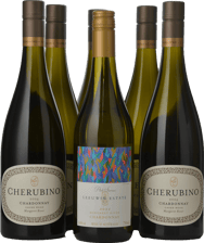 LANGTONS CHERUBINO Caves Road Chardonnay with LEEUWIN ESTATE Art Series 6 Pack III  MV Case