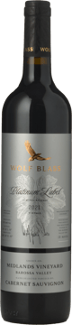WOLF BLASS WINES Platinum Label Cabernet Sauvignon, Barossa Valley, Cork closure, Export Label  2021 Bottle image number 0