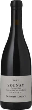 BENJAMIN LEROUX Clos De La Cave Des Ducs 1er Cru Monopole, Volnay 2023 Bottle image number 0