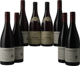 LANGTONS OAKRIDGE WINES 864 Block 1 Hazeldene Vineyard Pinot Noir with a Bonus two bottles of JEAN-NOEL GAGNARD Santenay 1er Cru Clos de Tavennes , Santenay , 8 Pack MV Case