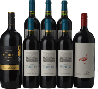 LANGTONS CHATEAU ROBIN, Cotes de Castillon with Two Bonus Magnums of Australian Shiraz 8 Pack  MV Case image number 0
