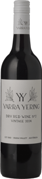 YARRA YERING Dry Red Wine No.2 Shiraz, Yarra Valley 2024 Bottle image number 0