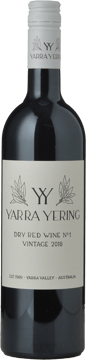 YARRA YERING Dry Red Wine No.1 Cabernets, Yarra Valley 2018 Bottle image number 0