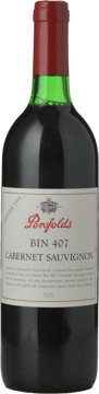 PENFOLDS Bin 407 Cabernet Sauvignon, South Australia 1998 Bottle image number 0
