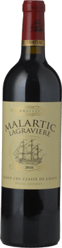 CHATEAU MALARTIC-LAGRAVIERE Rouge Cru classe, Graves 2010 Bottle image number 0