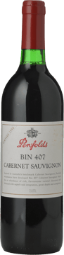 PENFOLDS Bin 407 Cabernet Sauvignon, South Australia 1998 Bottle image number 0