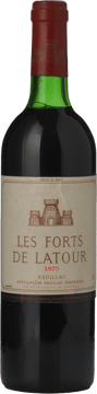 LES FORTS DE LATOUR Second wine of Chateau Latour, Pauillac 1975 Bottle image number 0