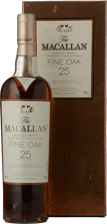 MACALLAN The Macallan 25 Year Old Fine Oak Single Malt Scotch Whisky 43% ABV, Speyside NV 700ml