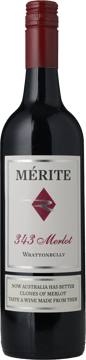 MERITE WINES 343 Merlot, Wrattonbully 2020 Bottle image number 0